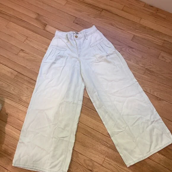 065 Free People Charlie Wide-Leg Jeans New without Tags Sizes 28/29 Avail - Picture 3 of 6